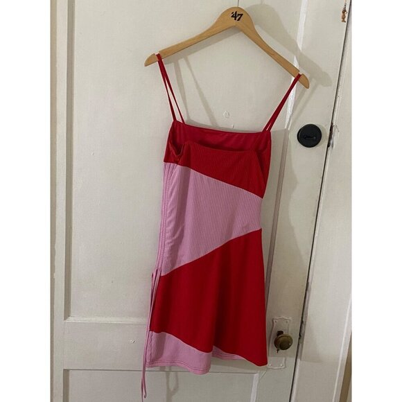 Revolve More To Come Women's Pink, Red Cami Mini Dress - Small - Picture 2 of 14